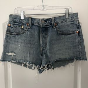Levi Strauss 501 High Rise Jean Shorts
